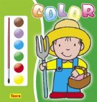 Carte de colorat 4 - contine acuarele si pensula