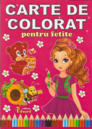 Carte de colorat pentru fetite