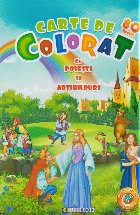 Carte de colorat cu poveşti şi abţibilduri : 80 pagini