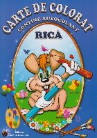 Carte de colorat - Rica (contine autocolant)