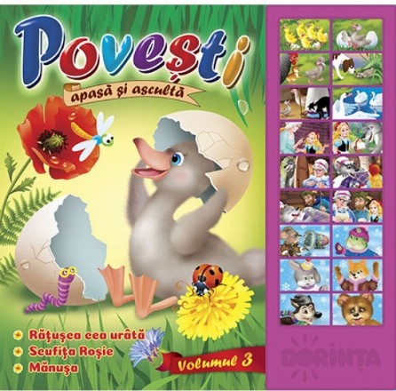 Carte cu sunete. Povesti, volumul 3