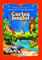 Cartea junglei : poveşti pentru copii,carte de citit cu litere mari de tipar