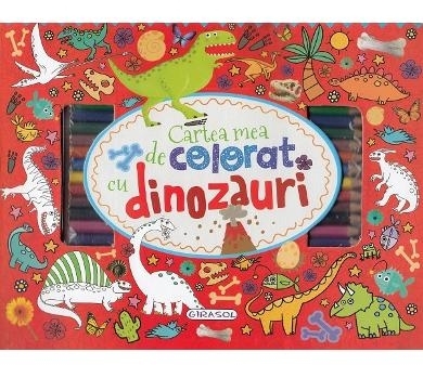 Cartea mea de colorat cu dinozauri