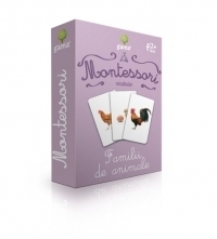 Carti de joc Montessori. Vocabular. Familii de animale