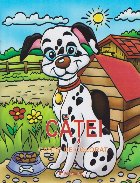 Catei. Carte de colorat