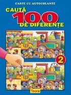 Cauta 100 de diferente 2, carte color cu autocolante