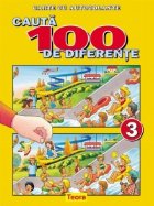 Cauta 100 de diferente 3, carte color cu autocolante
