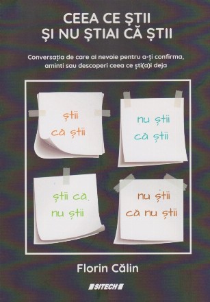 Ceea ce ştii şi nu ştiai că ştii : conversaţia de care ai nevoie pentru a-ţi confirma, aminti sau descoperi ceea ce şti(a)i deja