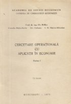 Cercetare operationala aplicatii economie Partea
