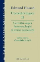 Cercetari logice Partea doua Cercetari