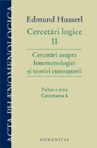 Cercetari logice partea treia Cercetari