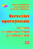 Cercetări operaţionale : culegere de probleme