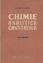 Chimie analitica cantitativa. Volumetria