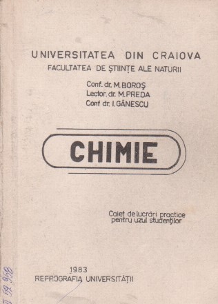 Chimie - Caiet de lucrari practice pentru uzul studentilor