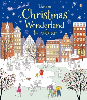 Christmas wonderland to colour