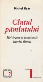 Cintul pamintului Heidegger temeiurile istoriei