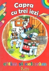 Citim si coloram - Capra cu trei iezi