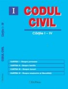 Codul civil, volumul I (cartile I-IV)