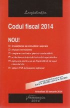 coperta Codul fiscal 2014. Actualizat 20 ianuarie 2014