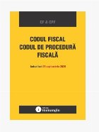 Codul fiscal - Codul de procedură fiscală Codul fiscal - Codul de procedură fiscală