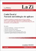 Codul fiscal Normele metodologice aplicare