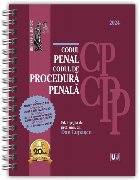Codul penal si Codul de procedura penala, Ianuarie 2024. Editie spiralata, tiparita pe hartie alba