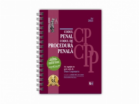 Codul penal şi Codul de procedură penală : mai 2025