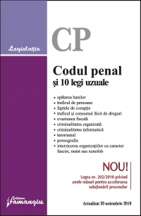 Codul penal si 10 legi uzuale - actualizat 20 noiembrie 2010
