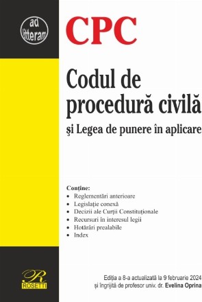 Codul de procedură civilă şi Legea de punere în aplicare