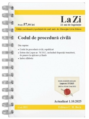 Codul de procedură civilă : actualizat septembrie 2025