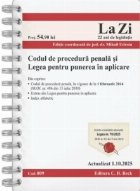 Codul de procedură penală şi Legea pentru punerea în aplicare : actualizat septembrie 2025 Codul de procedură penală şi Legea pentru punerea în aplicare : actualizat septembrie 2025