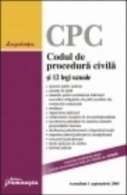 Codul de procedura civila si 12 legi uzuale (actualizat 1 septembrie 2009)