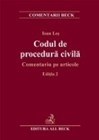 Codul procedura civila comentariu articole