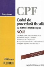 coperta Codul de procedura fiscala cu normele metodologice - actualizat 15 ianuarie 2014