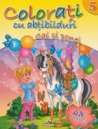 Colorati cu abtibilduri 5 - Cai si ponei (48 abtibilduri)