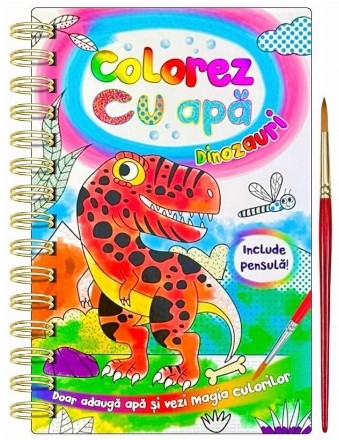 Colorez cu apă dinozaurii