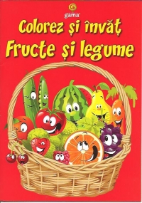 Colorez si invat fructe si legume
