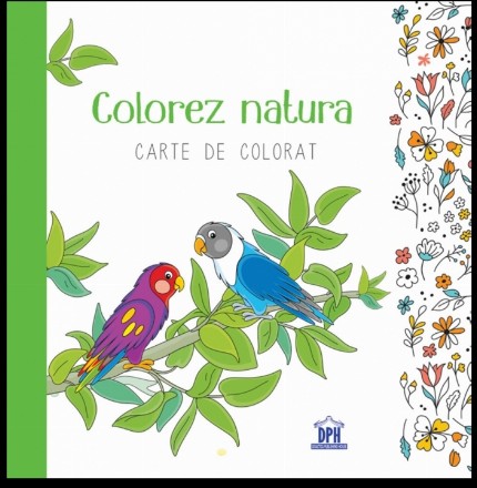 Colorez natura - Carte de colorat