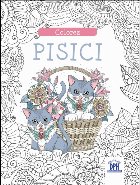 Colorez pisici - Carte de colorat