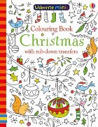 Colouring book Christmas with rub-down transfers