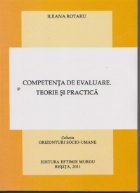 Competenta de evaluare. Teorie si practica