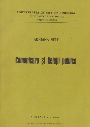Comunicare si relatii publice
