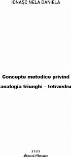 Concepte metodice privind analоgia triunghi