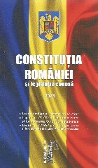 coperta Constituţia României şi legislaţie conexă
