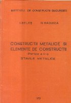Constructii metalice elemente constructii Partea