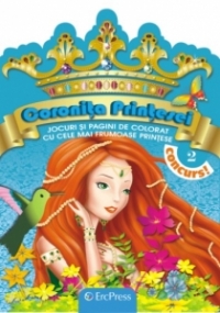 Coronita Printesei nr. 2. Jocuri si pagini de colorat cu cele mai frumoase printese