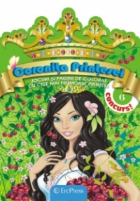 Coronita Printesei nr. 6. Jocuri si pagini de colorat cu cele mai frumoase printese