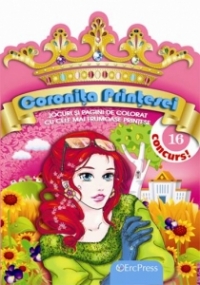 Coronita Printesei nr. 16. Jocuri si pagini de colorat cu cele mai frumoase printese