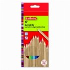 Creioane color lemn cedru set 12