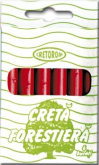 Creta forestiera 6 bucati/cutie, rosie